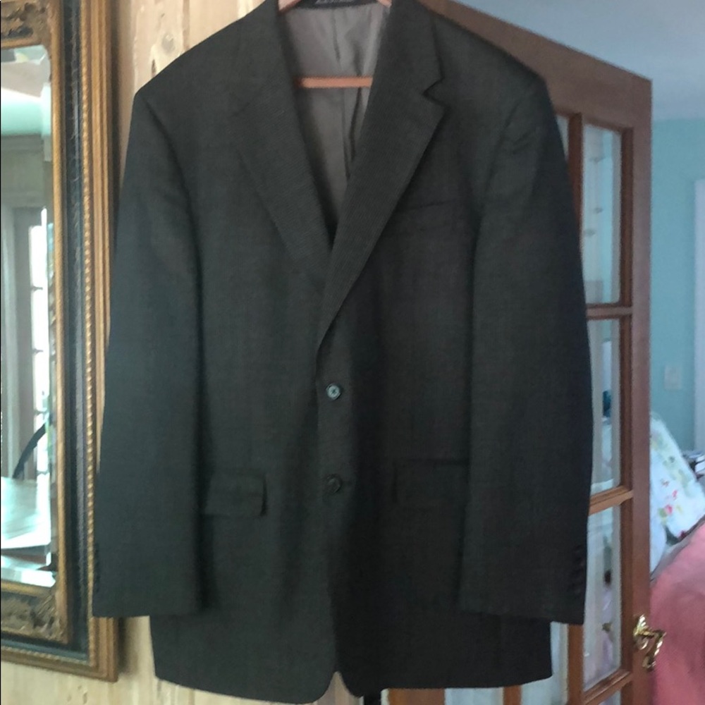 Ralph Lauren Blazer 43 reg small check wool blend